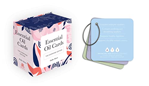 Essential Oil Cards The Everyone Edition (56 full-color cards with metal ring-h [Cards]
