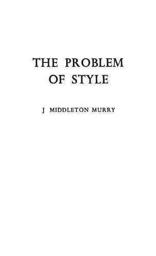 The Problem Of Style [Hardcover]