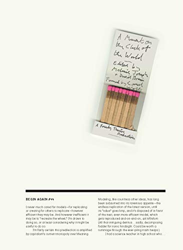 A Moment on the Clock of the World A Foundry Theatre Production [Hardcover]