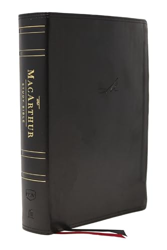 NKJV, MacArthur Study Bible, 2nd Edition, Leathersoft, Black, Comfort Print Unl [Leather / fine bindi]