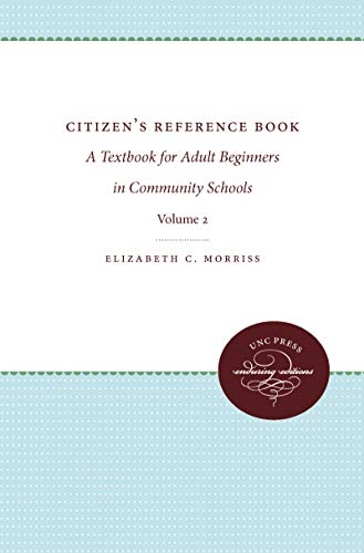 Citizen's Reference Book Volume 2 A Textbook For Adult Beginners In Community  [Paperback]