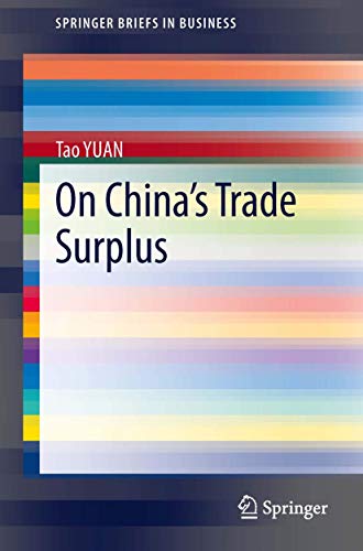 On China's Trade Surplus [Paperback]