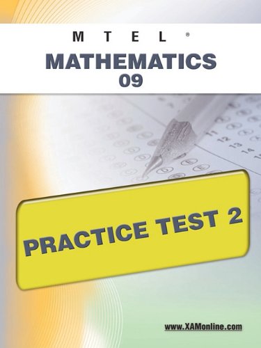 MTEL Mathematics 09 Practice Test 2 [Paperback]