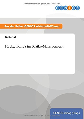 Hedge Fonds Im Risiko-Management (german Edition) [Paperback]