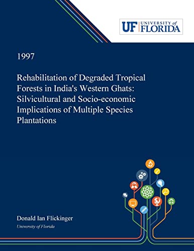 Rehabilitation Of Degraded Tropical Forests In India's Western Ghats