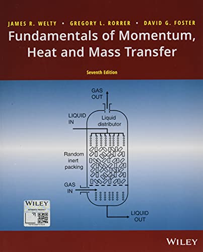 Fundamentals of Momentum, Heat, and Mass Transfer [Paperback]