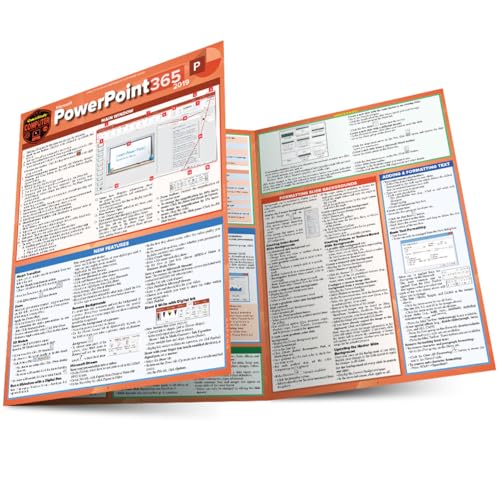 Microsoft PowerPoint 365 - 2019 a QuickStudy Laminated Software Reference Guide [Pamphlet]