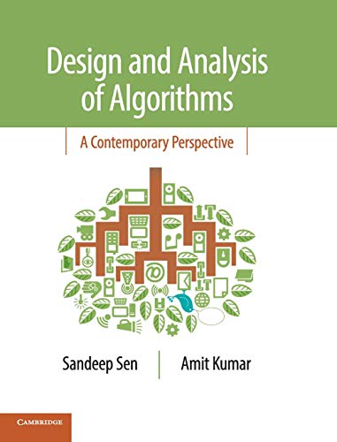 Design and Analysis of Algorithms A Contemporary Perspective [Hardcover]