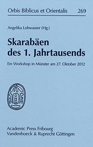 Skarabaen des 1. Jahrtausends Ein Workshop in Munster am 27. Oktober 2012 [Hardcover]