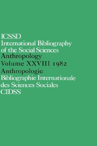 IBSS Anthropology 1982 Vol 28 [Hardcover]