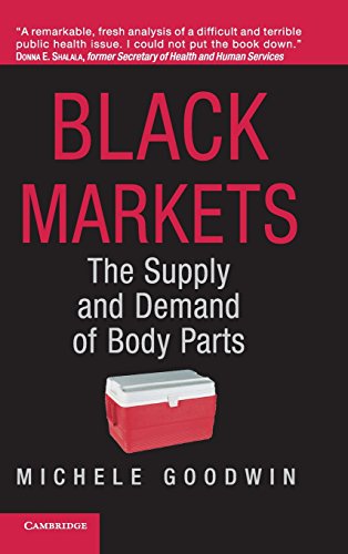 Black Markets The Supply and Demand of Body Parts [Hardcover]