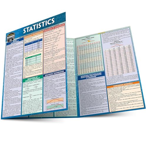 Statistics a QuickStudy Laminated Reference Guide [Fold-out book or cha]
