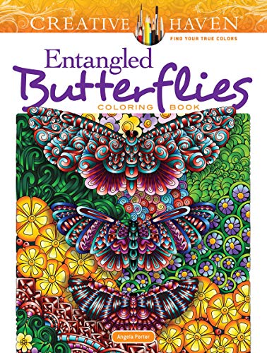 Creative Haven Entangled Butterflies Coloring Book [Paperback]