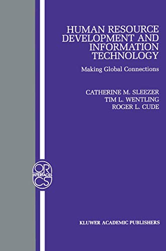 Human Resource Development and Information Technology Making Global Connections [Paperback]