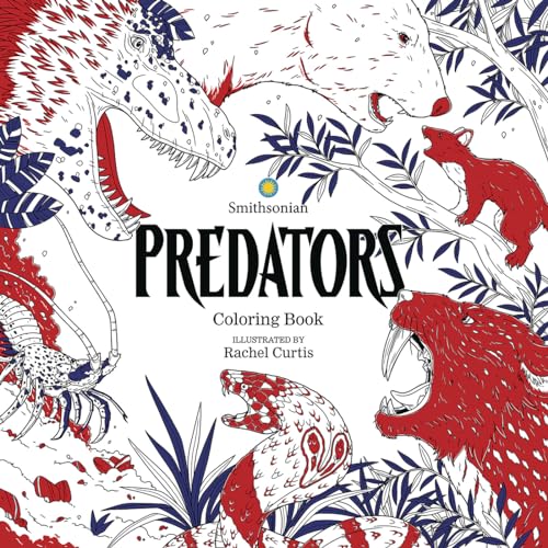 Predators A Smithsonian Coloring Book [Paperback]