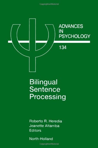 Bilingual Sentence Processing [Hardcover]