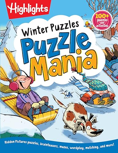 Winter Puzzles Over 100 Snowy Puzzles, Brainteasers, Mazes, Matching Games and  [Paperback]