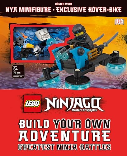 LEGO NINJAGO Build Your Own Adventure Greatest Ninja Battles with Nya minifigur [Mixed media product]