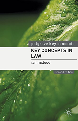 Key Concepts in Law [Paperback]