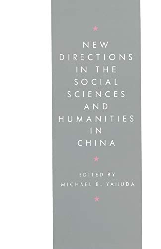 New Directions in the Social Sciences and Humanities in China [Paperback]