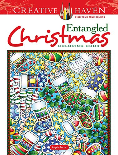 Creative Haven Entangled Christmas Coloring Book [Paperback]