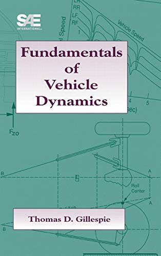 Fundamentals of Vehicle Dynamics [Hardcover]