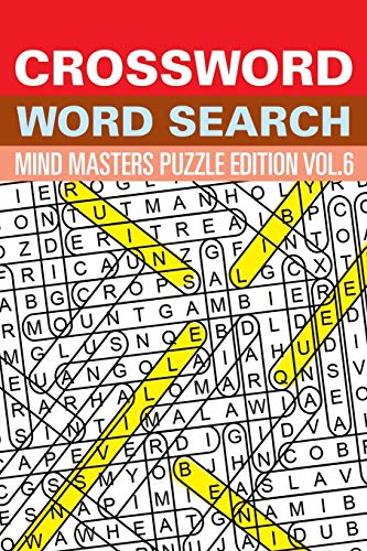 Crossword Word Search  Mind Masters Puzzle Edition Vol. 6 [Paperback]