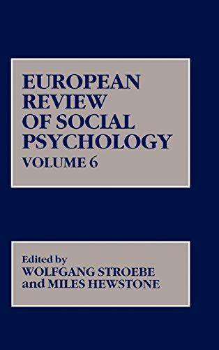 European Review of Social Psychology, Volume 6 [Hardcover]