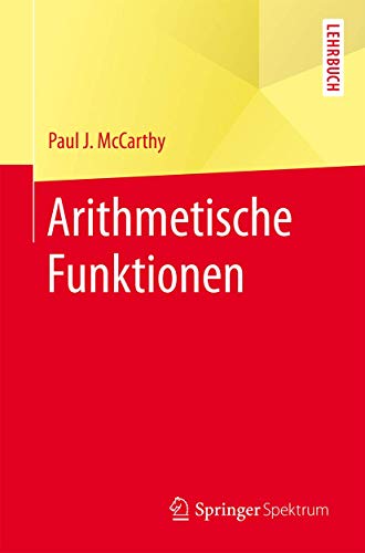 Arithmetische Funktionen [Paperback]