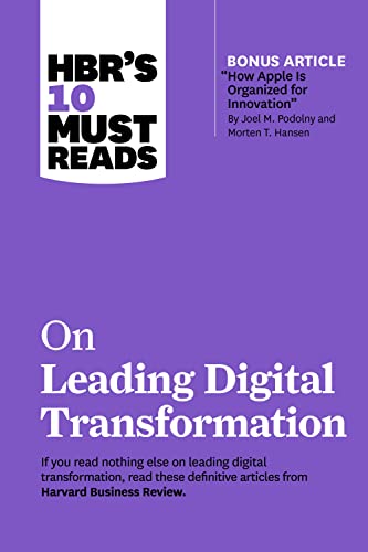 HBR's 10 Must Reads on Leading Digital Transformation (with bonus article  How A [Paperback]