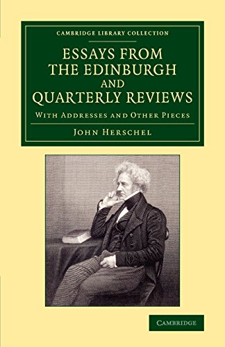Essays from the Edinburgh and Quarterly Reviews With Addresses and Other Pieces [Paperback]