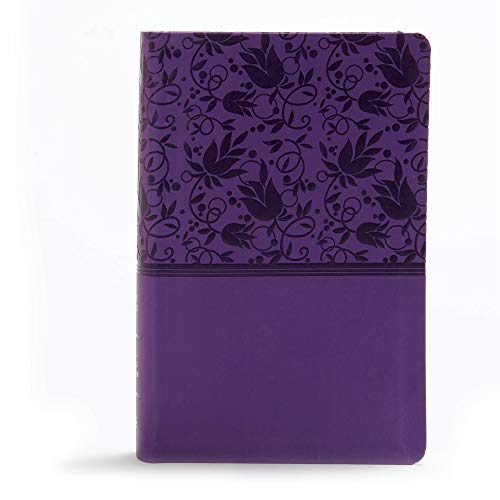 KJV Large Print Personal Size Reference Bible, Purple Leathertouch [Unknown]