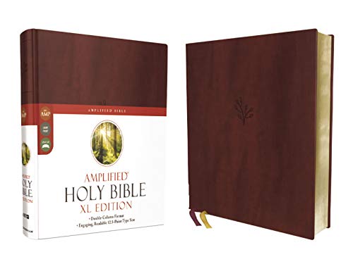 Amplified Holy Bible, XL Edition, Leathersoft, Burgundy [Leather / fine bindi]