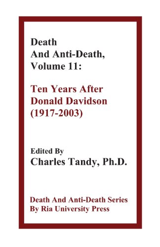 Death And Anti-Death, Volume 11 Ten Years After Donald Davidson (1917-2003) (de [Paperback]