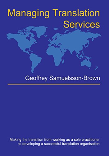 Managing Translation Services [Paperback]