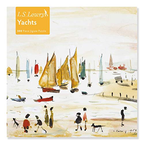 Adult Jigsaw Puzzle L.S. Lowry Yachts (500 pieces) 500-piece Jigsaw Puzzles