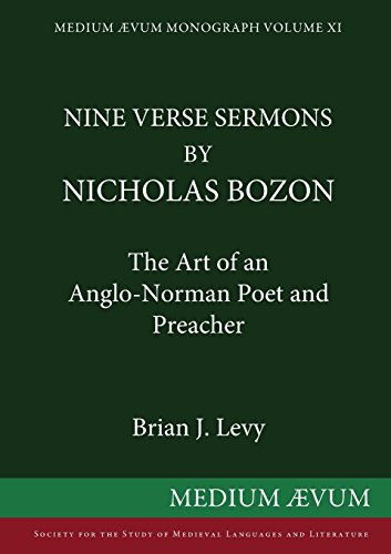 Nine Verse Sermons By Nicholas Bozon [Paperback]