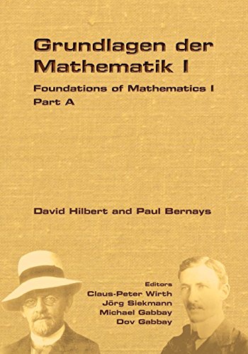 Foundations Of Mathematics I [Paperback]