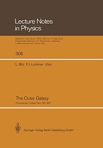 The Outer Galaxy Proceedings of a Symposium Held in Honor of Frank J.Kerr at th [Paperback]