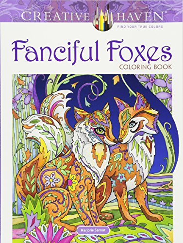 Creative Haven Fanciful Foxes Coloring Book [Paperback]