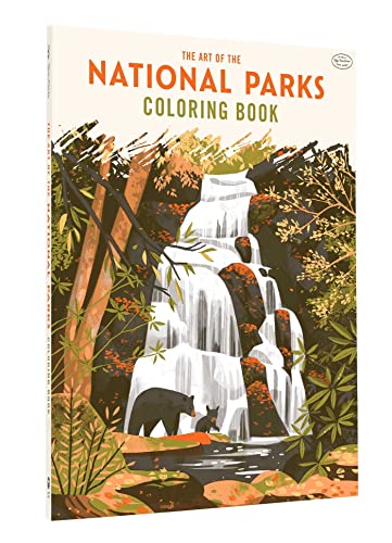The Art of the National Parks Coloring Book (Fifty-Nine Parks, Coloring Books) [Paperback]