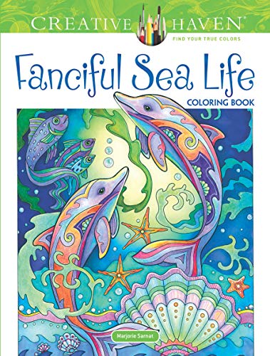 Creative Haven Fanciful Sea Life Coloring Book [Paperback]