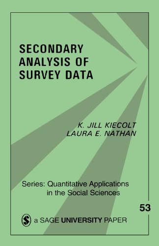 Secondary Analysis of Survey Data [Paperback]