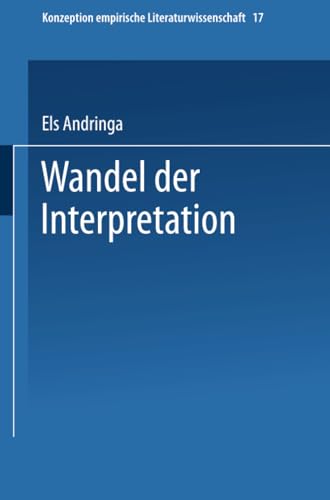 Wandel der Interpretation Kafkas, Vor dem Gesetz im Spiegel der Literaturwisse [Paperback]