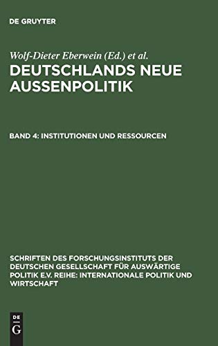 Institutionen Und Ressourcen (schriften Des Forschungsinstituts Der Deutschen Ge [Hardcover]