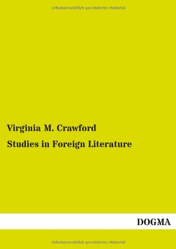 Studies in Foreign Literature [Paperback]