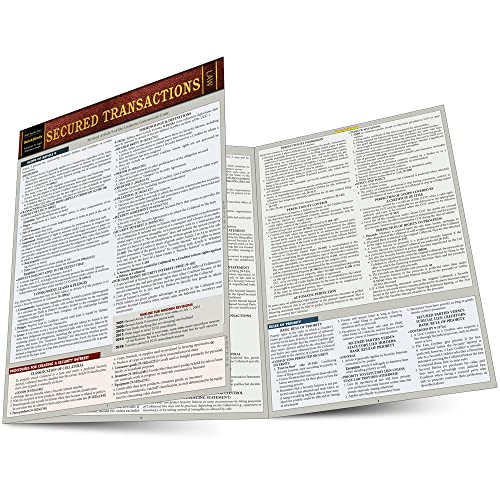 Secured Transactions a QuickStudy Laminated Reference Guide [Fold-out book or cha]