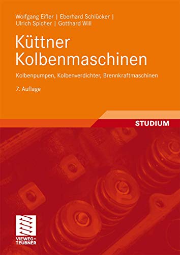 Kttner Kolbenmaschinen Kolbenpumpen, Kolbenverdichter, Brennkraftmaschinen [Paperback]
