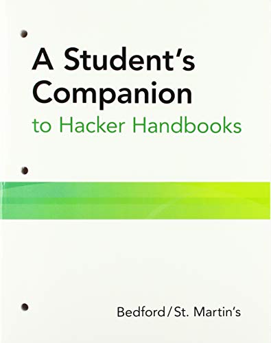 Student's Companion to Hacker Handbooks [Paperback]