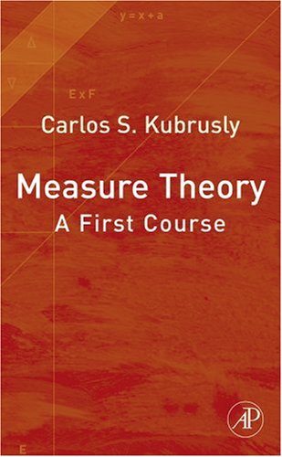 Measure Theory A First Course [Hardcover]